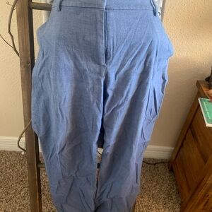 LOFT Blue Straight Leg Pants